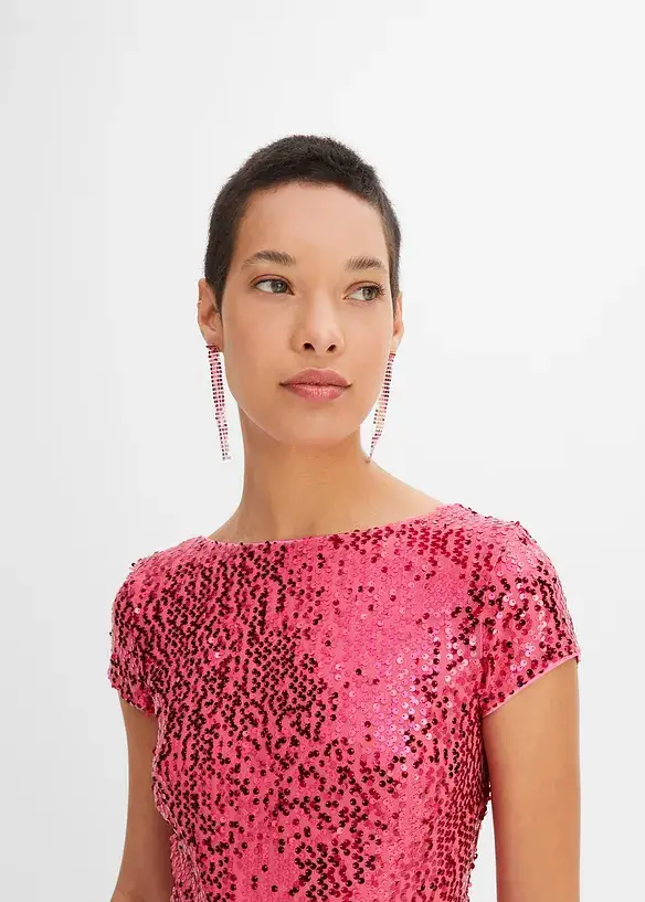 BODYFLIRT Boutique Kleid Mit Pailletten