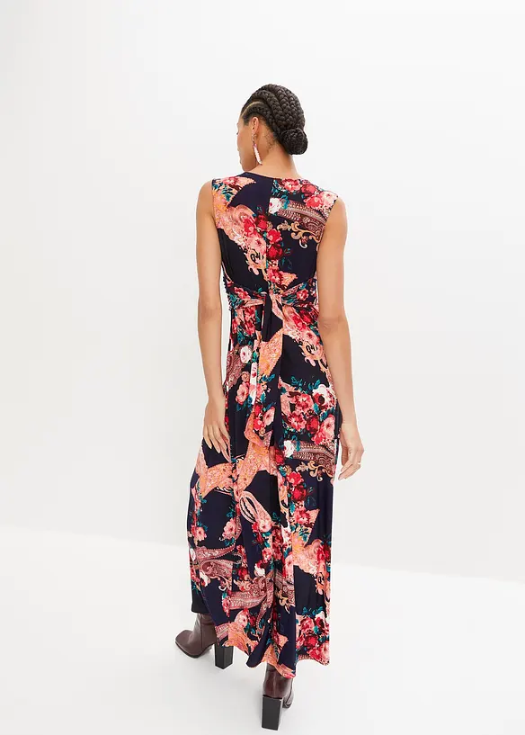 BODYFLIRT Boutique Maxikleid Mit Wickeldetail