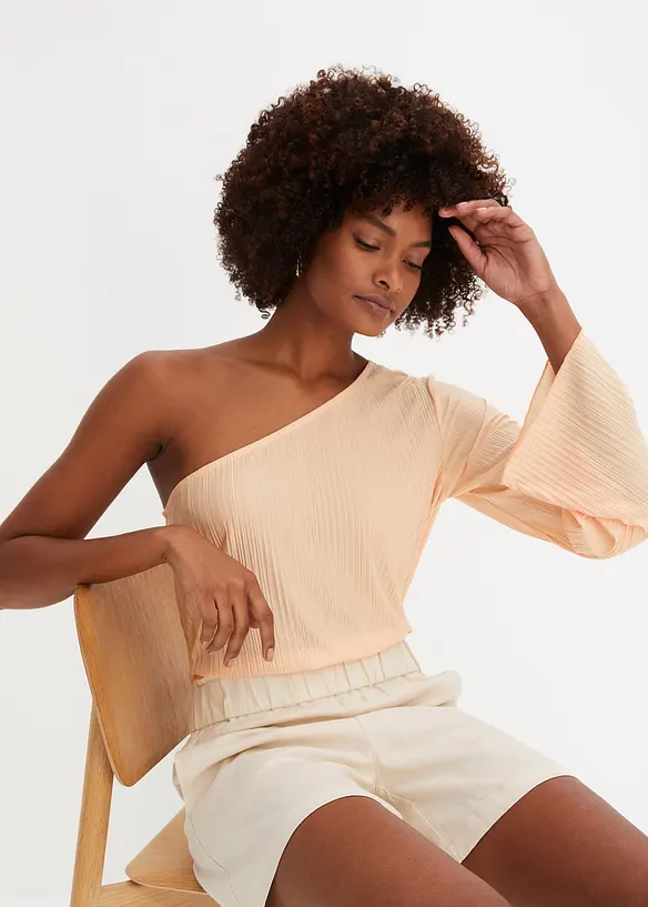 BODYFLIRT Boutique One-Shoulder Bluse
