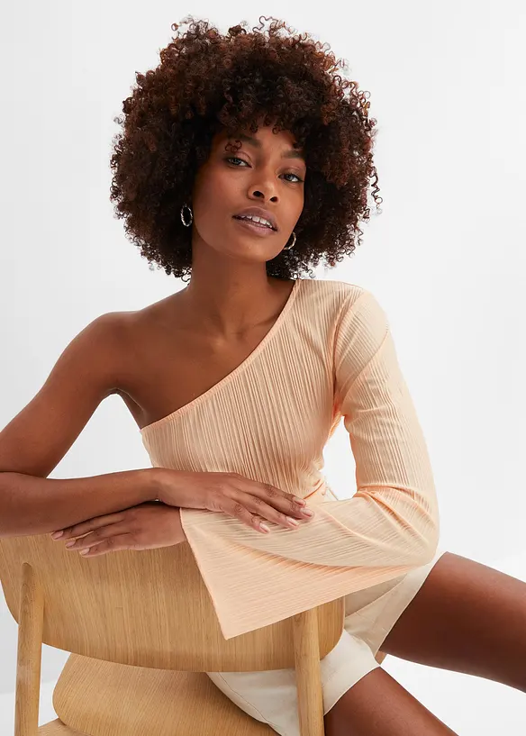 BODYFLIRT Boutique One-Shoulder Bluse