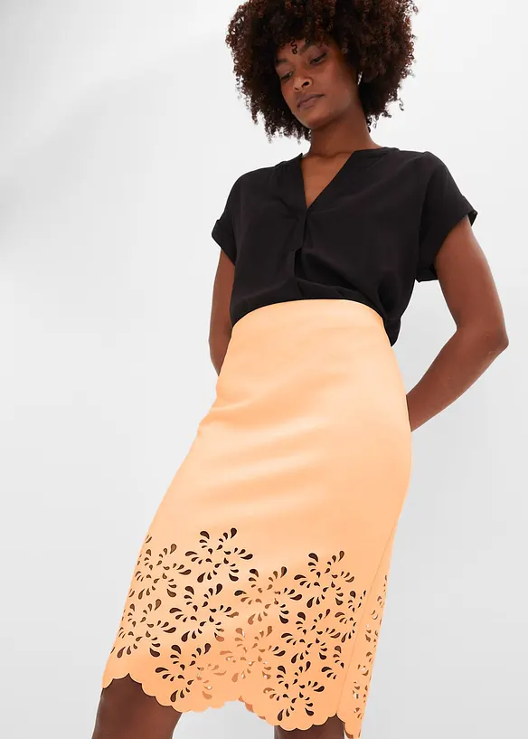 BODYFLIRT Boutique Rock Mit Cut-Outs