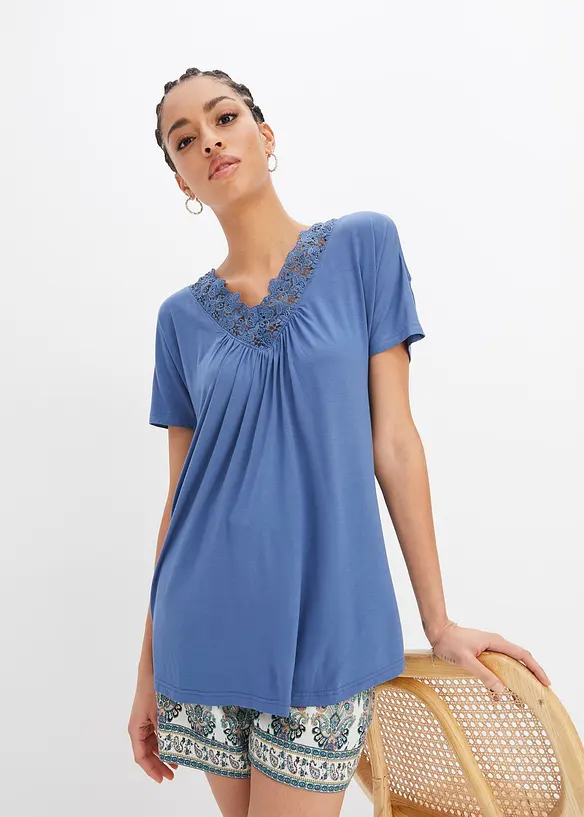 BODYFLIRT Boutique Shirt Mit Spitze
