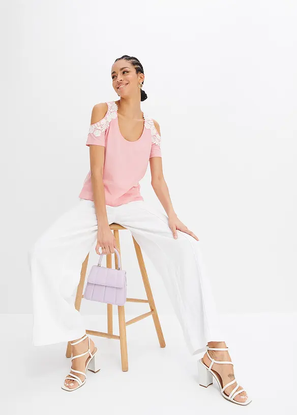 BODYFLIRT Boutique Shirt Mit Spitze