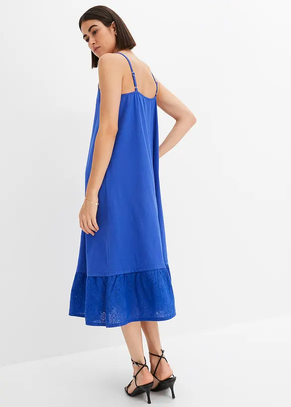 BODYFLIRT Jerseykleid Mit Lochstickerei