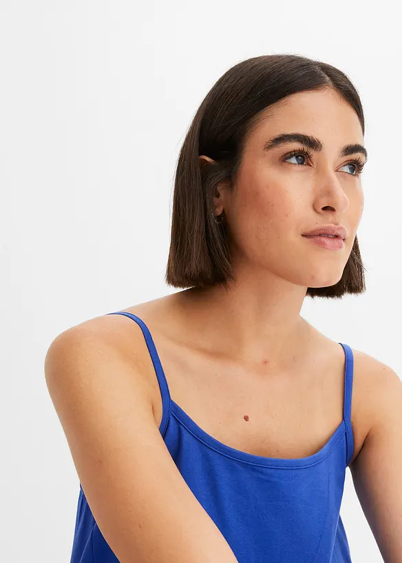 BODYFLIRT Jerseykleid Mit Lochstickerei