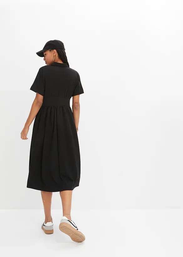 BODYFLIRT Jerseykleid Mit Reißverschluss