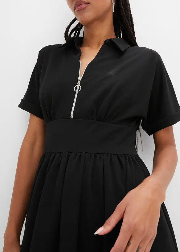 BODYFLIRT Jerseykleid Mit Reißverschluss