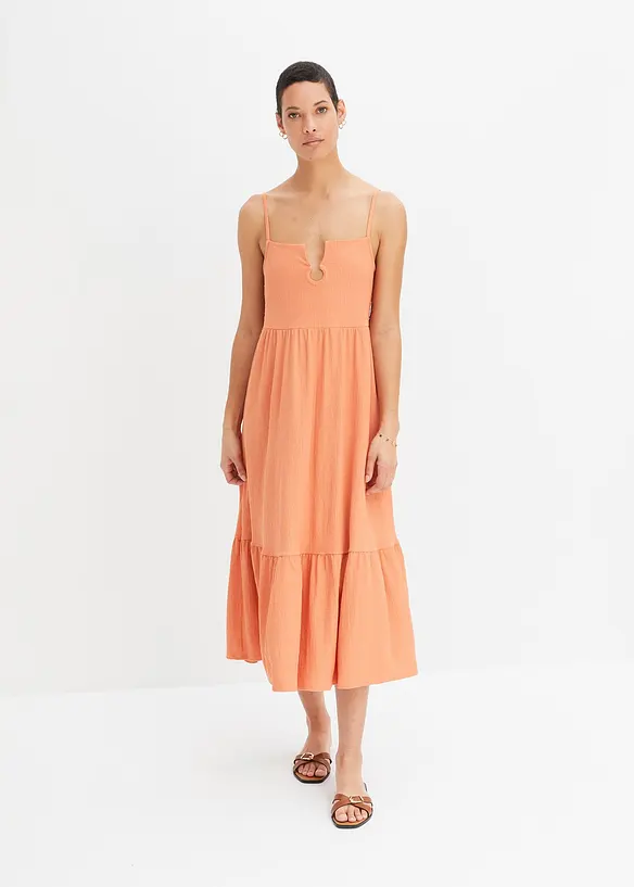 BODYFLIRT Jerseykleid Mit Volant