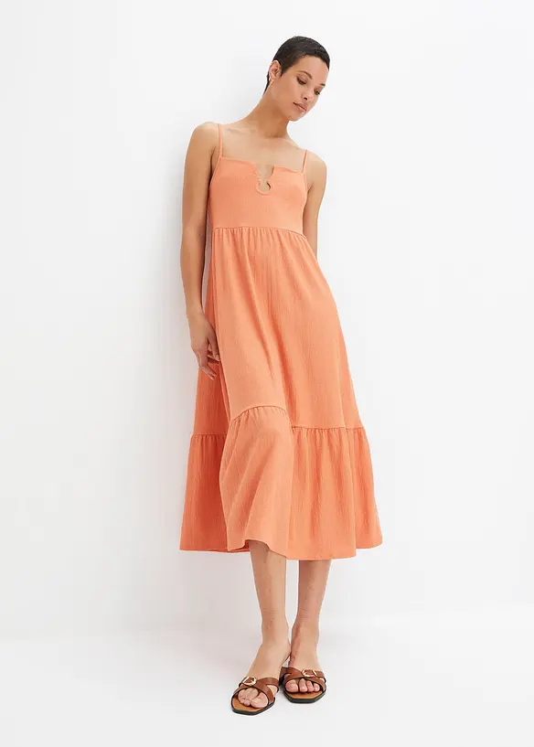 BODYFLIRT Jerseykleid Mit Volant