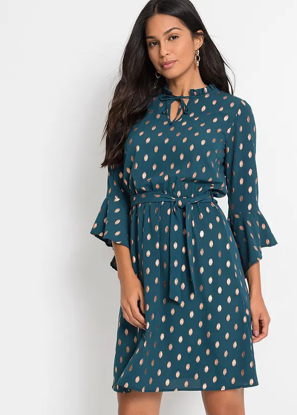 BODYFLIRT Kleid Mit Bindeband