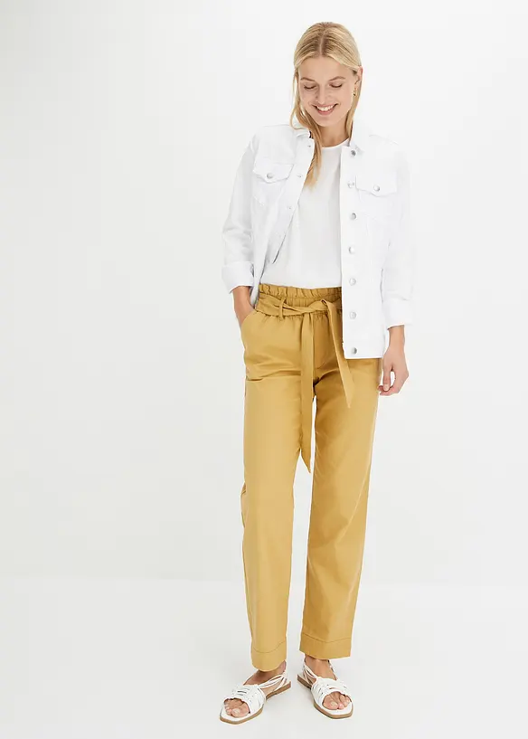 BODYFLIRT Leichte Twillhose Mit Bequembund