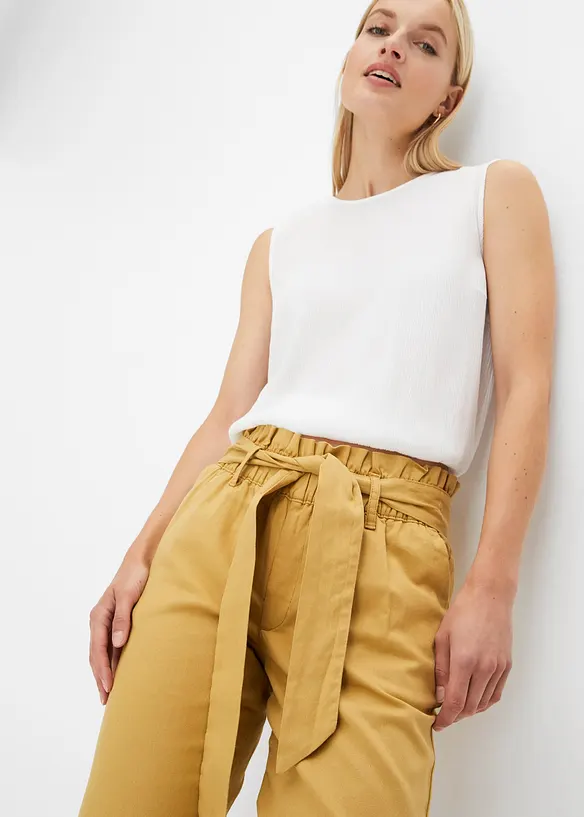 BODYFLIRT Leichte Twillhose Mit Bequembund