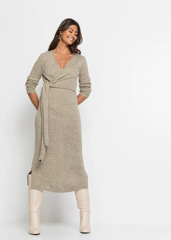 BODYFLIRT Midi-Strickkleid