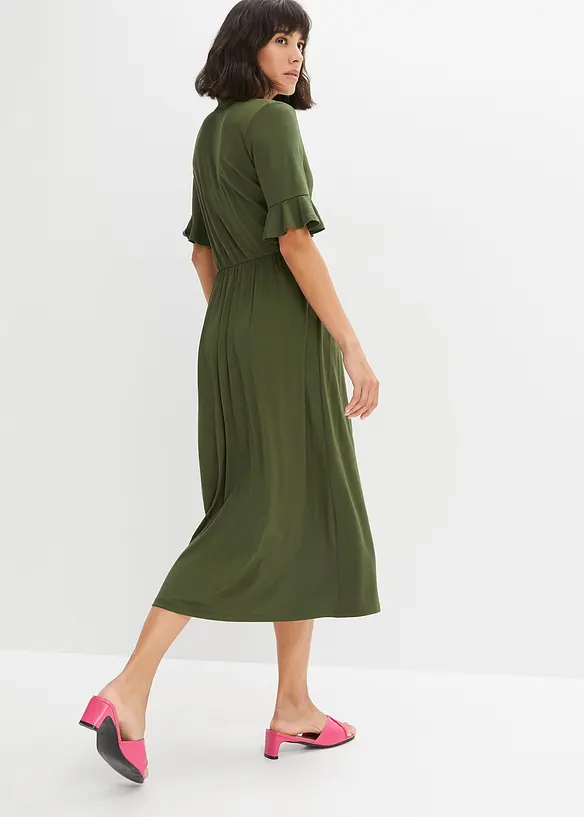 BODYFLIRT Midikleid Mit Spitze