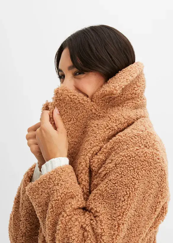 BODYFLIRT Oversize Bouclé-Mantel