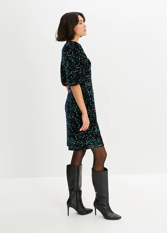 BODYFLIRT Paillettenkleid
