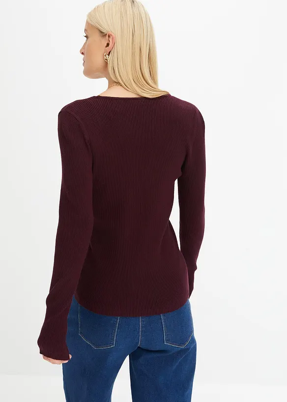 BODYFLIRT Pullover Mit Herzauschnitt