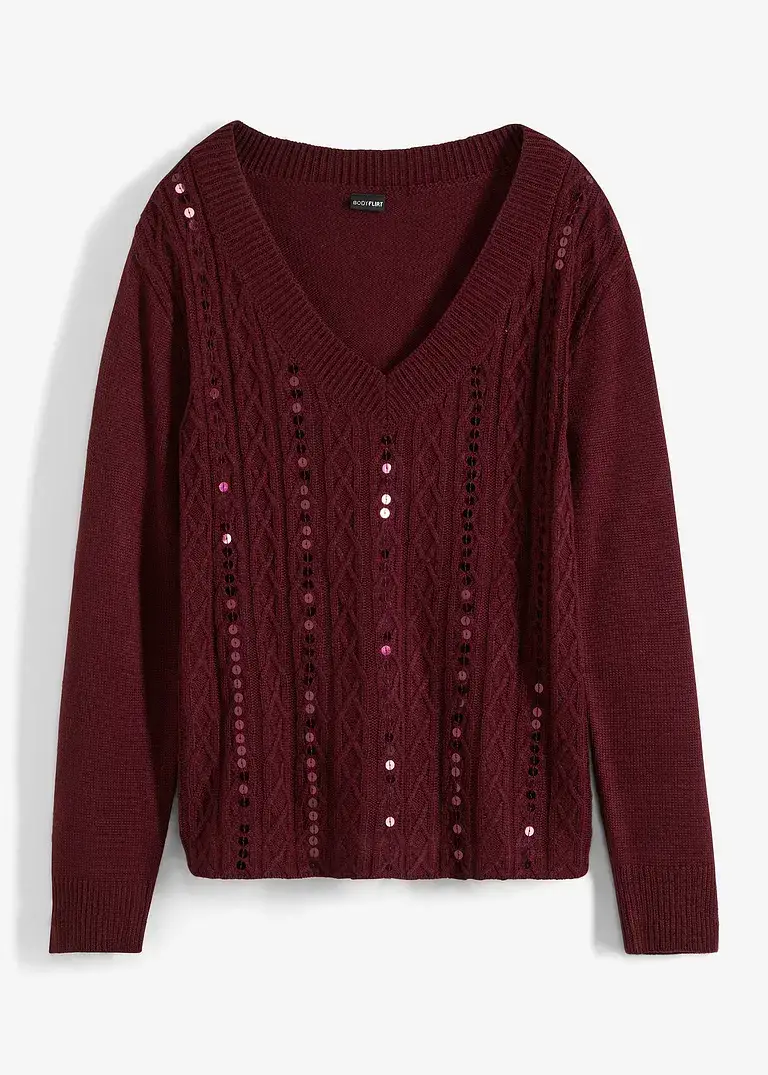 BODYFLIRT Pullover mit Pailletten