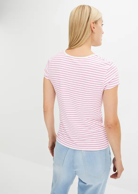 BODYFLIRT Ringelshirt Mit Cut-Out