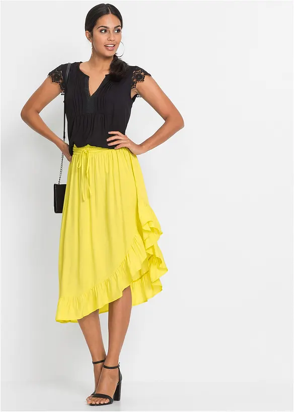 BODYFLIRT Shirt Mit Häkeleinsätzen