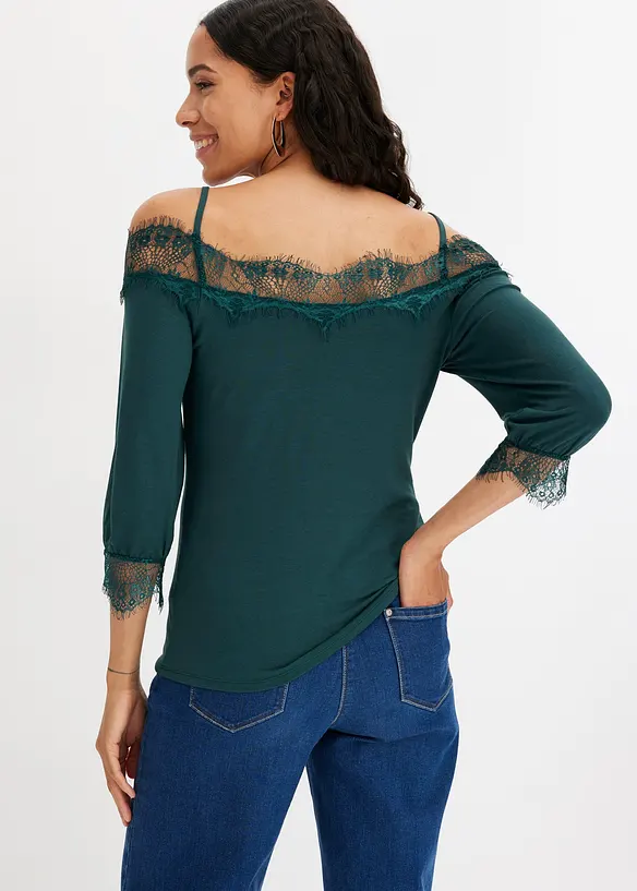 BODYFLIRT Shirt Mit Spitze