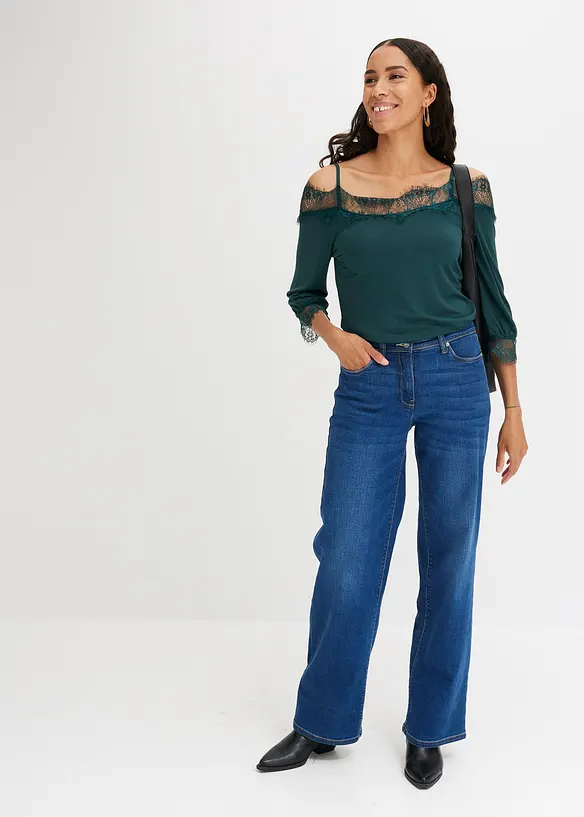 BODYFLIRT Shirt Mit Spitze