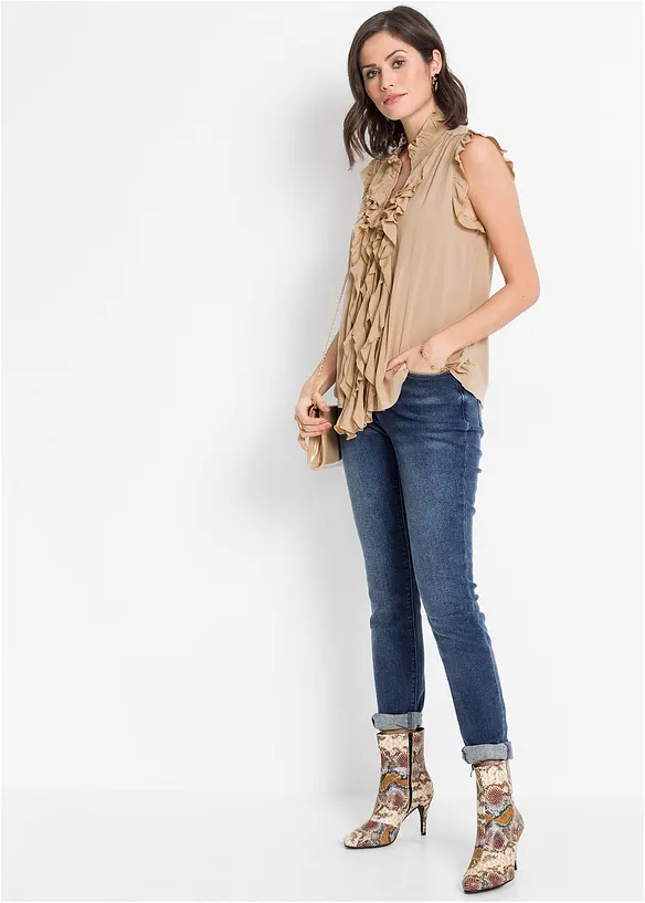 BODYFLIRT Top Mit Volants