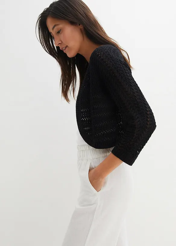 Bpc Bonprix Collection Bolero In Häkel-Optik, Halbarm