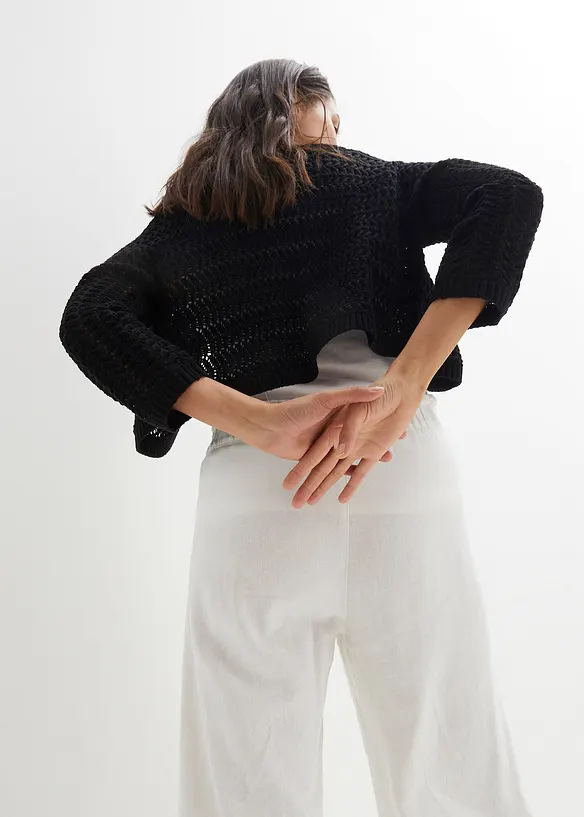 Bpc Bonprix Collection Bolero In Häkel-Optik, Halbarm
