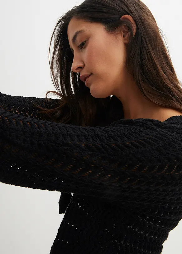 Bpc Bonprix Collection Bolero In Häkel-Optik, Halbarm