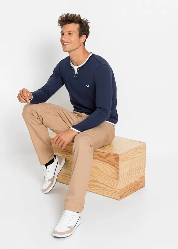 Bonprix 2 In 1 Shirt (2er Pack), Langarm