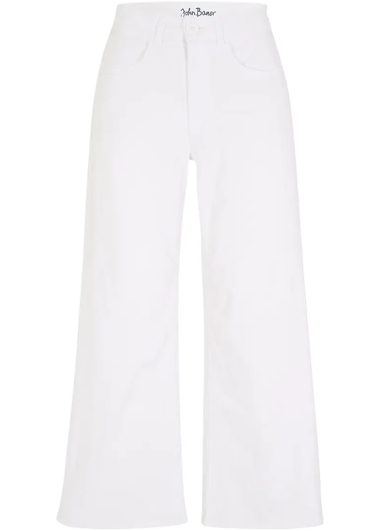 bonprix 7/8-Komfort-Stretch-Jeans, Wide Fit