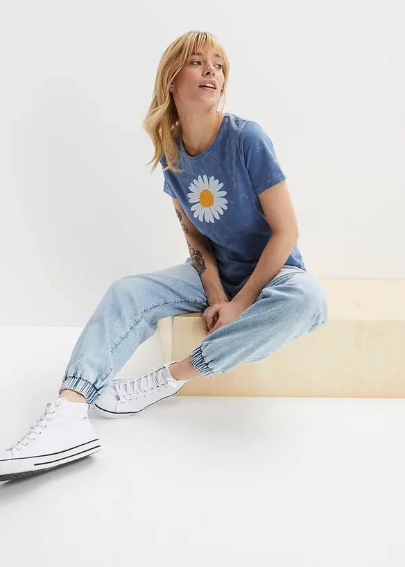 Bonprix Acid-wash Shirt Bedruckt