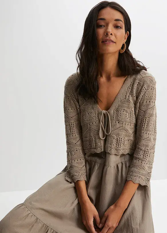 Bonprix Ajour Bolero Mit 3/4 Arm