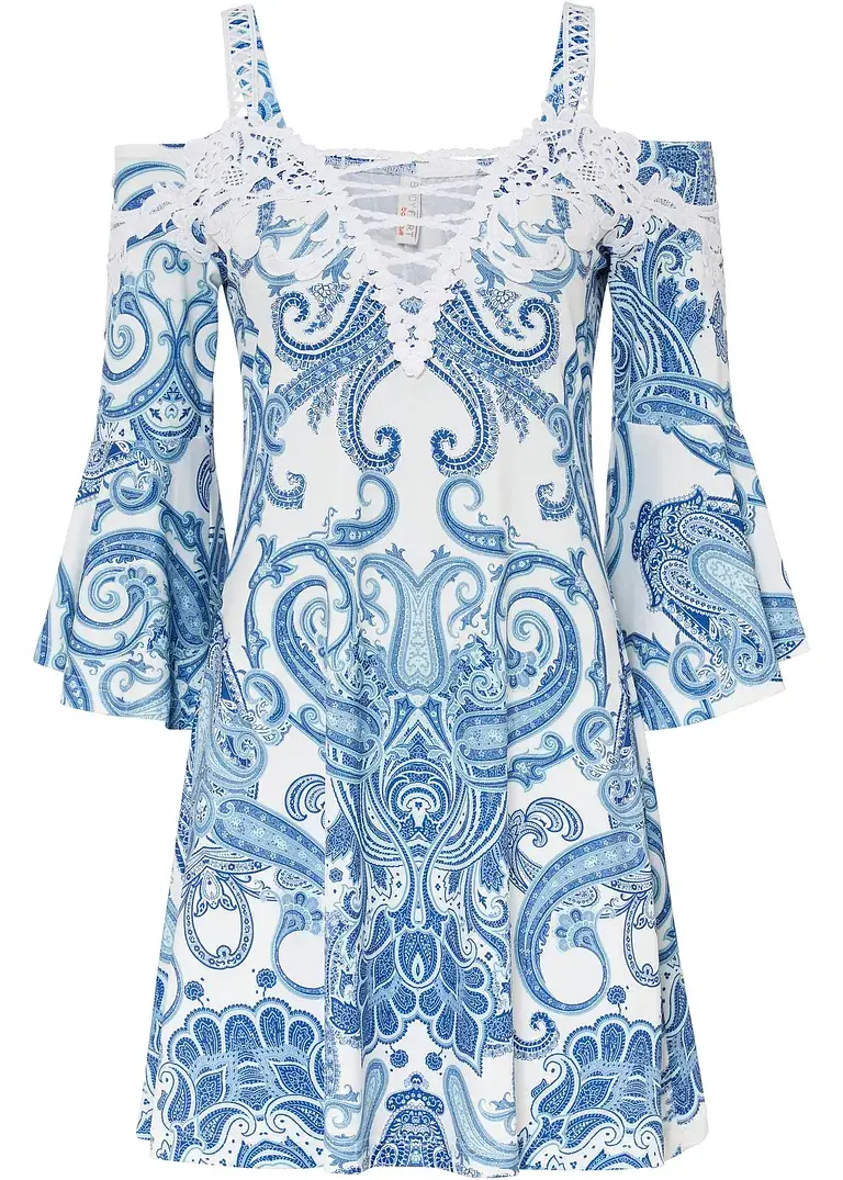 bonprix Ausgestelltes Carmen-Kleid