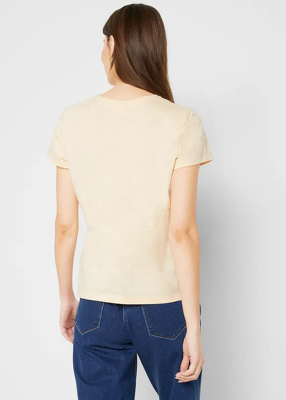 Bonprix Basic T-Shirt Mit Druck (2er Pack)