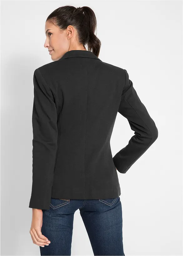 Bonprix Baumwoll Jersey-Blazer, Tailliert