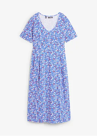bonprix Baumwoll-Jerseykleid, Midilänge