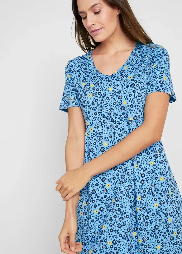 Bonprix Baumwoll-Jerseykleid, Midilänge