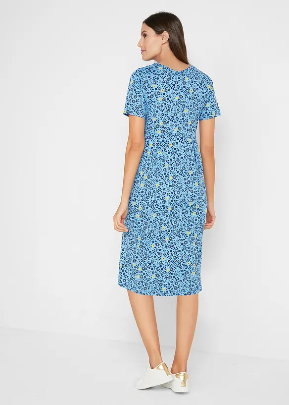 Bonprix Baumwoll-Jerseykleid, Midilänge