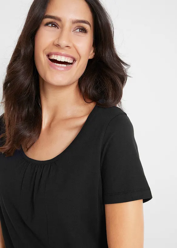 Bonprix Baumwoll - Shirt, Kurzarm