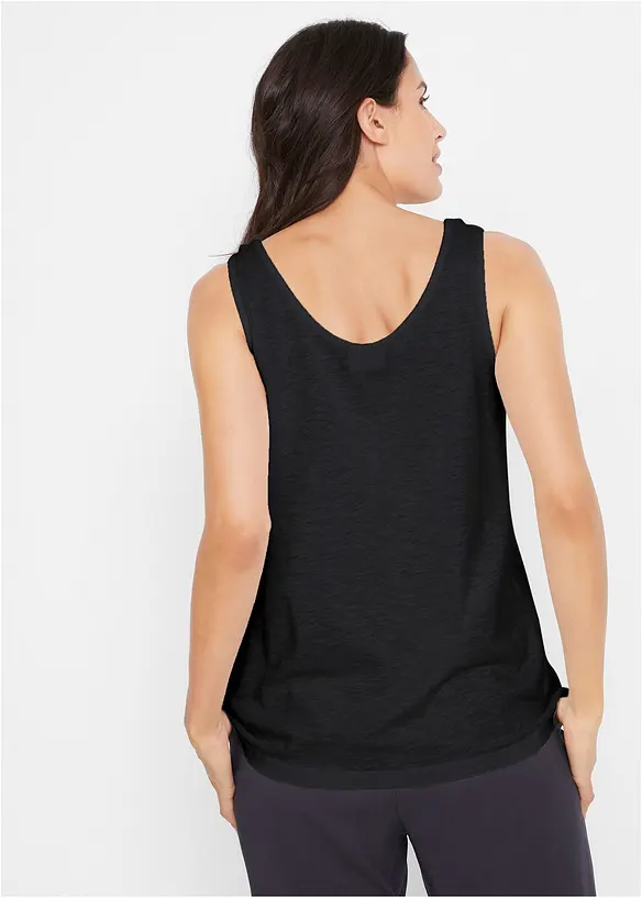 Bonprix Baumwoll Top Mit Knotendetails