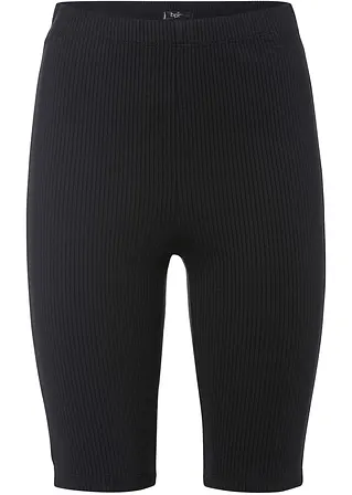 bonprix Bequeme High-Waist-Radler aus Rippjersey