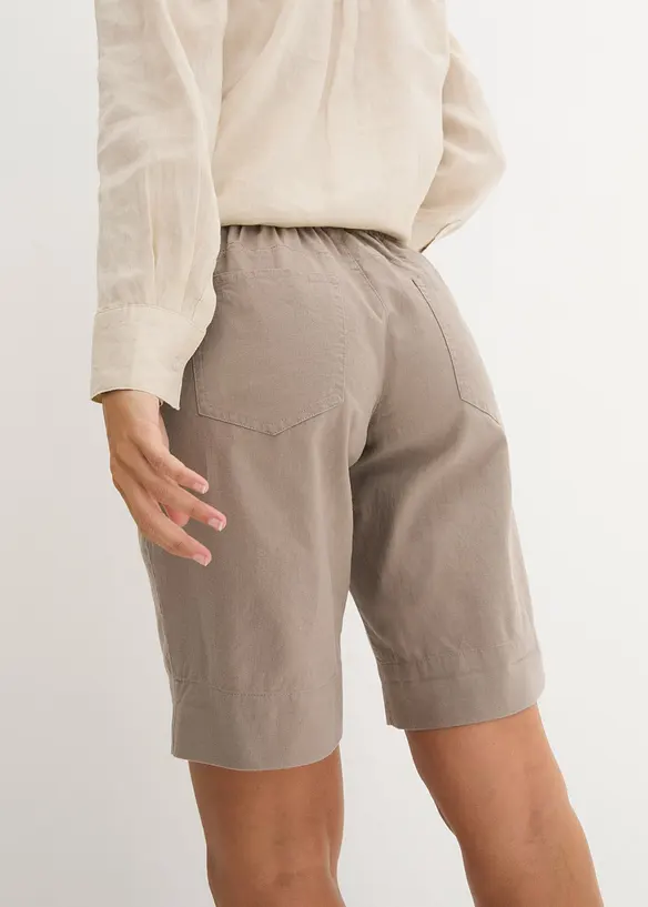 Bonprix Bermuda Mit Leinen