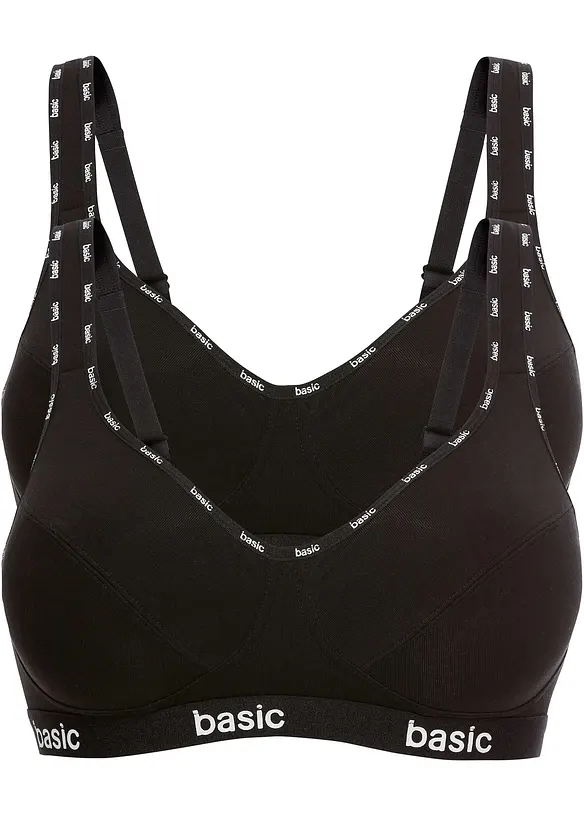 Bonprix BH Ohne Bügel Mit Bio-Baumwolle (2er Pack)