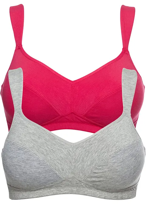 bonprix BH ohne Bügel mit Bio-Baumwolle (2er Pack)