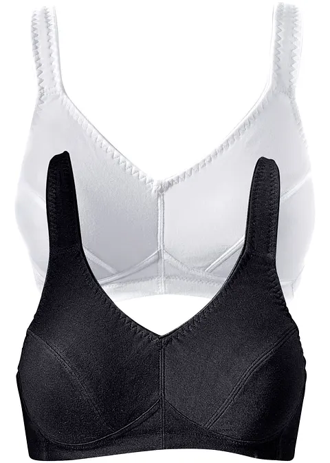 bonprix BH ohne Bügel mit Bio-Baumwolle (2er Pack)