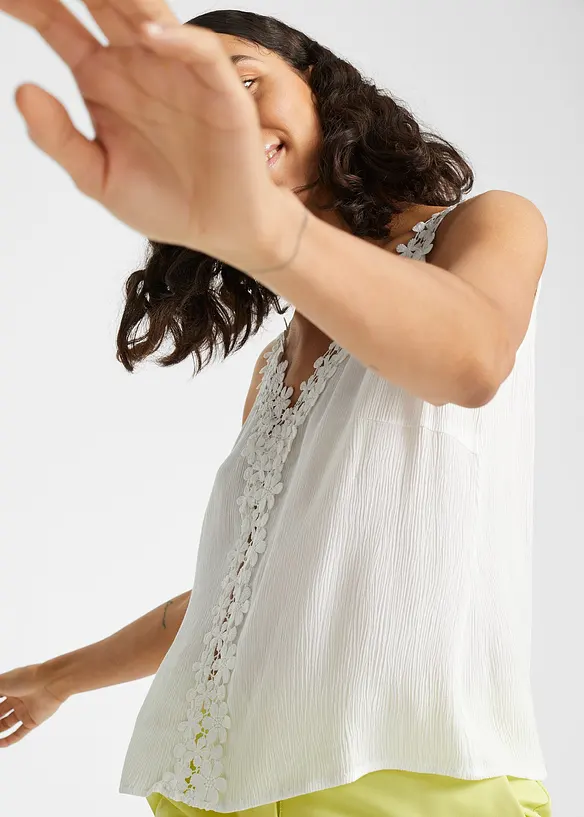 Bonprix Blusentop Mit Spitze