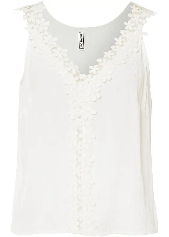 bonprix Blusentop mit Spitze