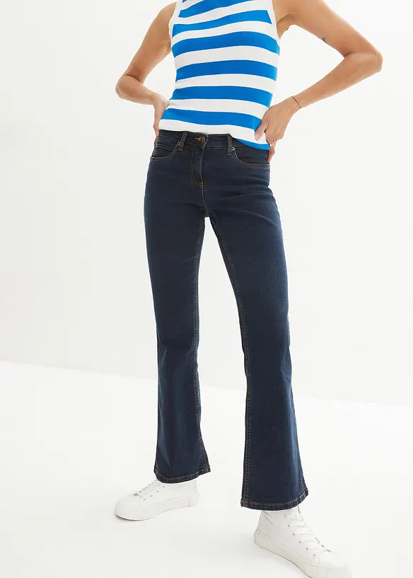 Bonprix Bootcut Jeans High Waist, Stretch